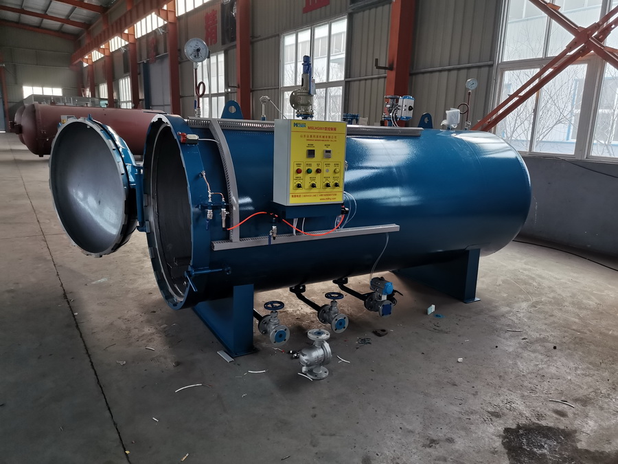 眾泰同澤機械2020年1月德州客戶 1500-3000MM膠管蒸汽硫化罐發(fā)貨